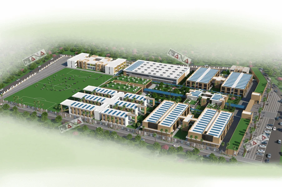 Complexe scolaire Wendbenedo — perspective 5, SANA Architects