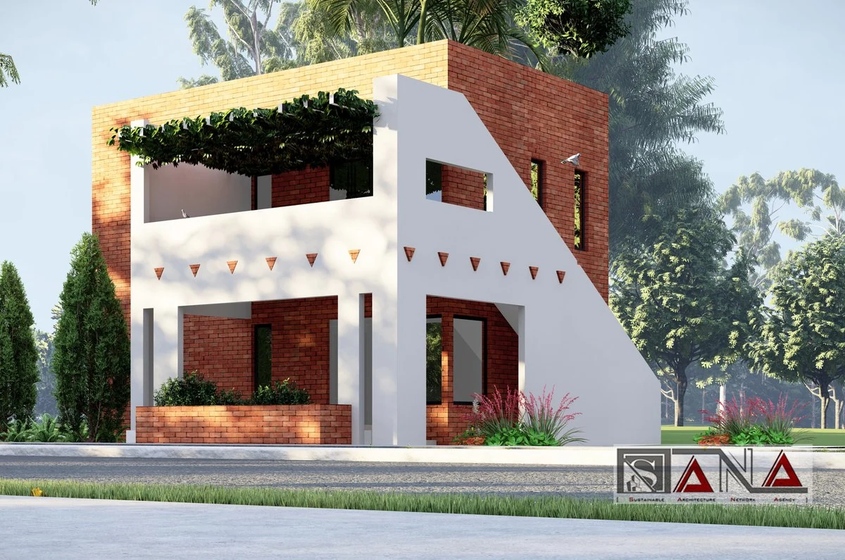 Villa FDS — perspective 2, SANA Architects