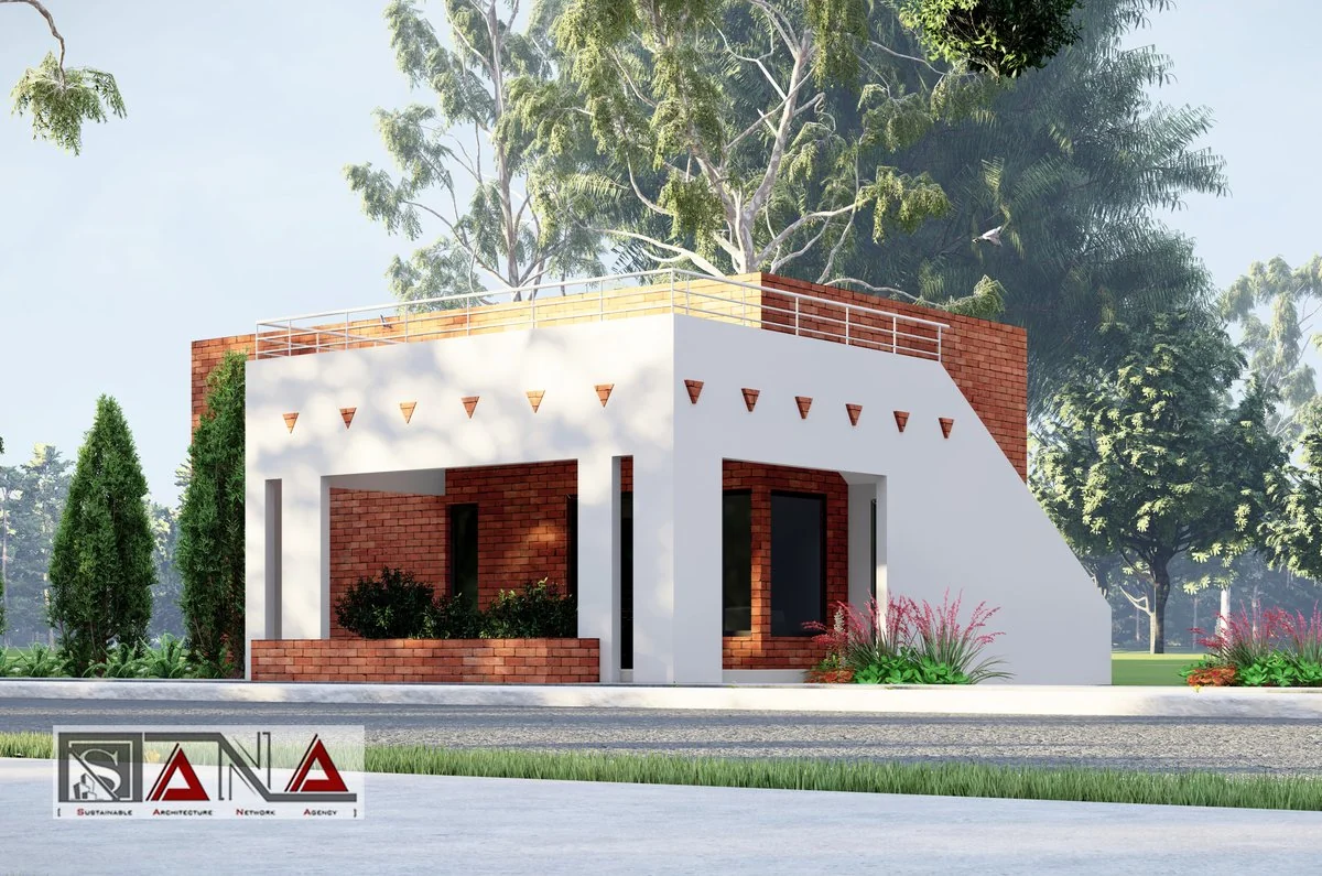 Villa FDS — perspective 3, SANA Architects