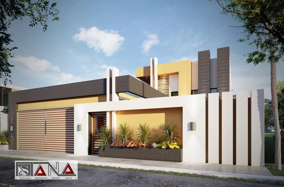 Villa contemporaine — perspective 3, SANA Architects