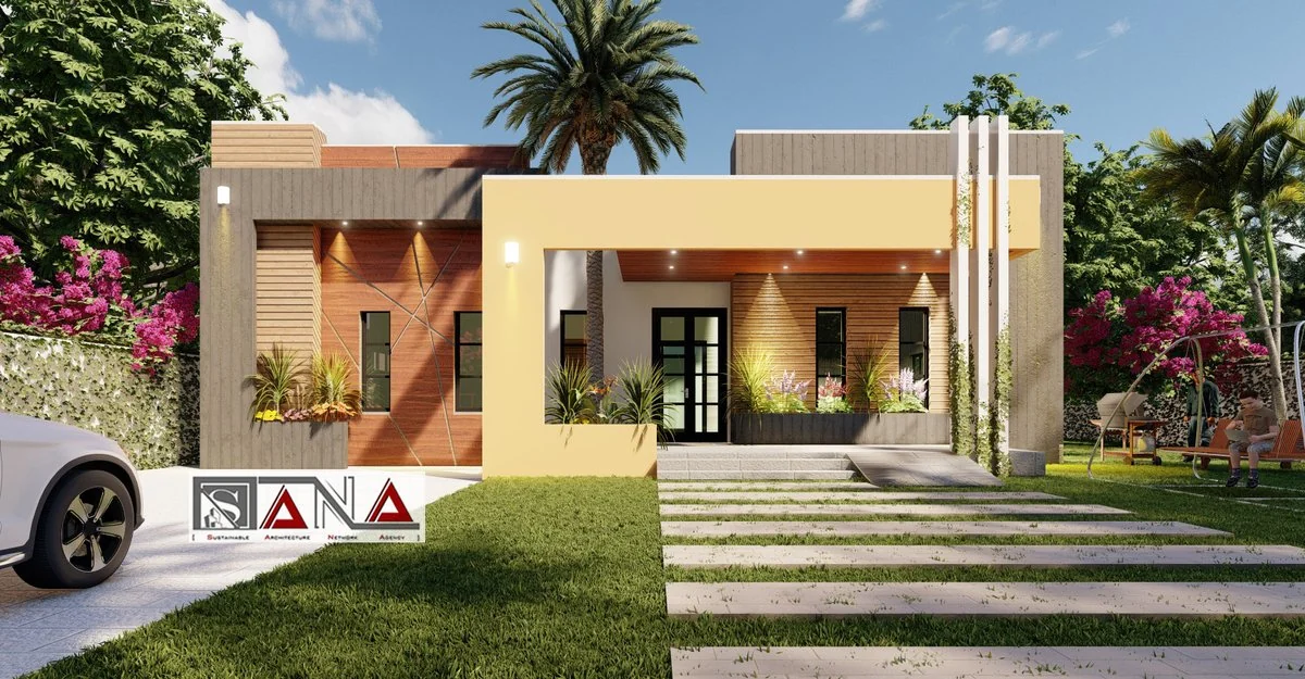 Villa F4 verdoyant — vue architecturale, SANA Architects