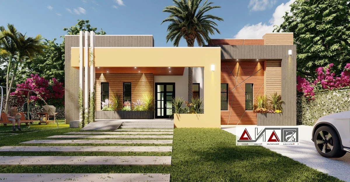 Villa F4 verdoyant — perspective 2, SANA Architects