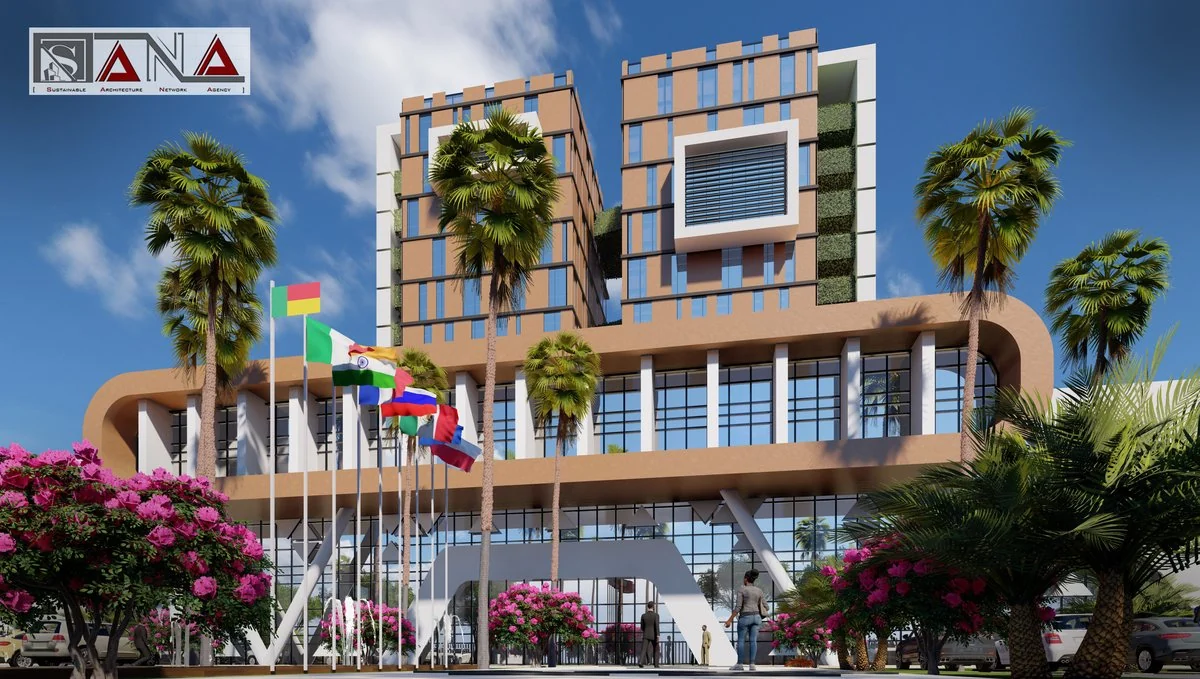 Centre des affaires — perspective 3, SANA Architects