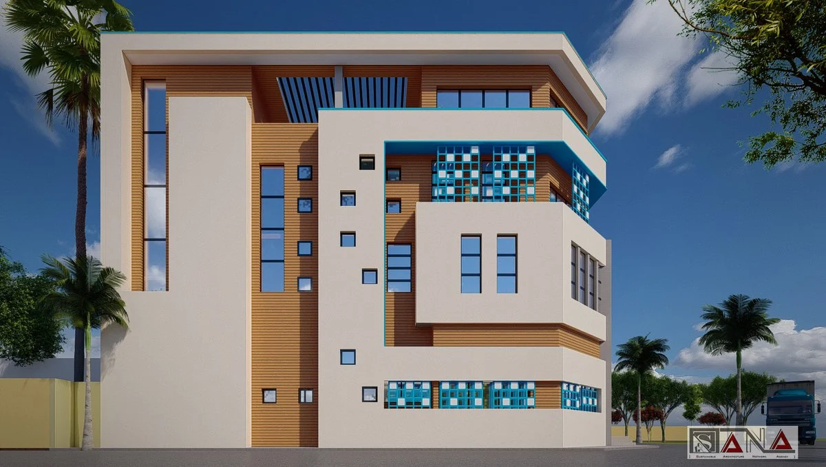Immeuble Babali - R+3 mixte — perspective 3, SANA Architects