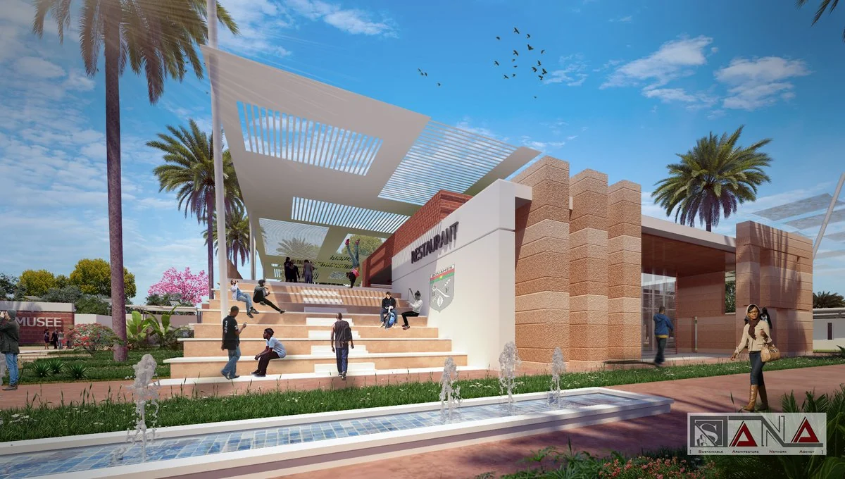 École nationale des Douanes — perspective 4, SANA Architects
